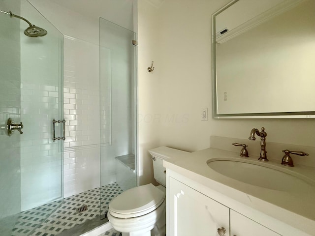 4945 Yantis Dr, New Albany, OH 43054 - full bath with a stall shower and vanity