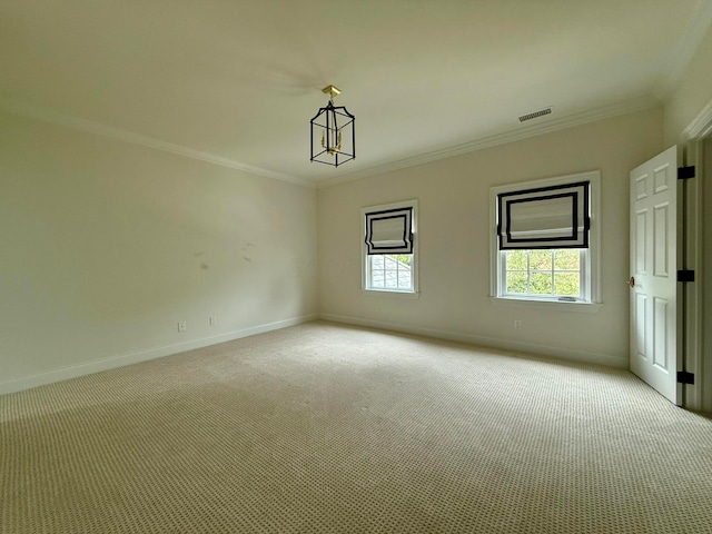 4945 Yantis Dr, New Albany, OH 43054 - unfurnished room with light carpet and crown molding