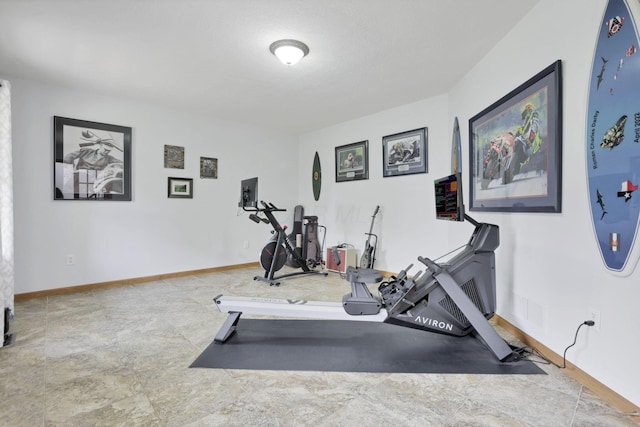 2680 Biers Run Rd, Chillicothe, OH 45601 - workout room with baseboards