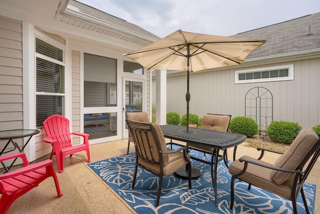 5428 Tathwell Dr, New Albany, OH 43054 - view of patio / terrace featuring outdoor dining space
