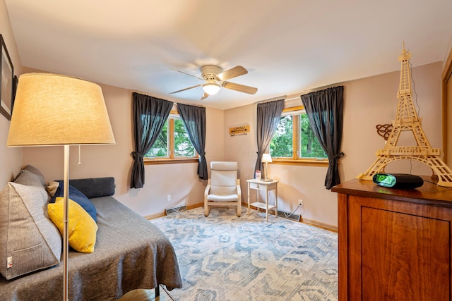 582 E Stanton Ave, Columbus, OH 43214 - bedroom featuring multiple windows and a ceiling fan