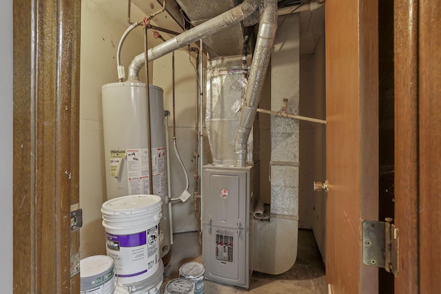2103 Rochelle Pl, Columbus, OH 43232 - utilities with gas water heater and heating unit