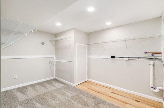 3623 Bolamo Dr, Westerville, OH 43081 - spacious closet featuring wood finished floors