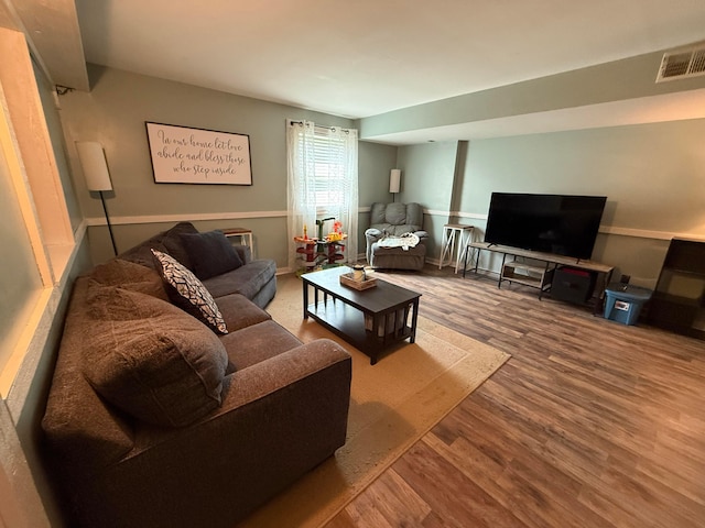 1819 Walnut Rd, Heath, OH 43056 - living area with wood finished floors and baseboards