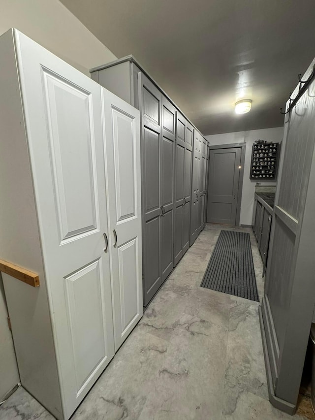 6598 Jeff Ln, Athens, OH 45701 - hallway with concrete flooring