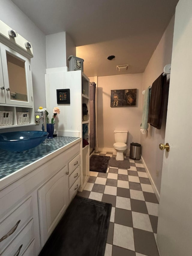 6598 Jeff Ln, Athens, OH 45701 - bathroom featuring tile patterned floors, vanity, and a shower