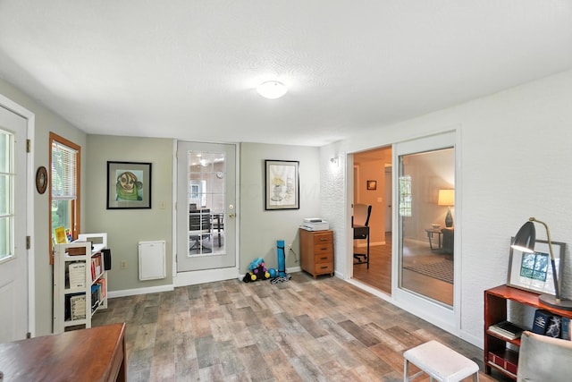 5445 Rockwood Rd, Columbus, OH 43229 - foyer featuring wood finished floors and baseboards