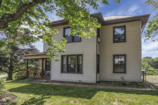 300 E Main St, Somerset, OH 43783 - back of house with covered porch