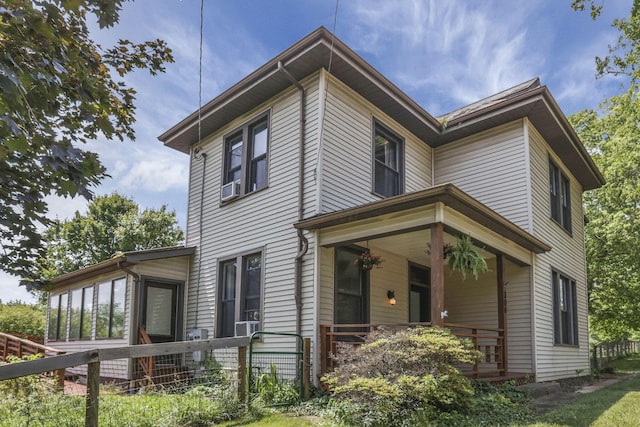 300 E Main St, Somerset, OH 43783 - view of property exterior with a porch