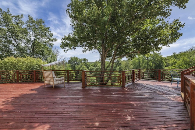 300 E Main St, Somerset, OH 43783 - view of wooden terrace