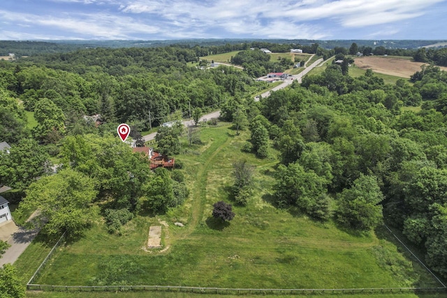 300 E Main St, Somerset, OH 43783 - bird's eye view of a heavily wooded area