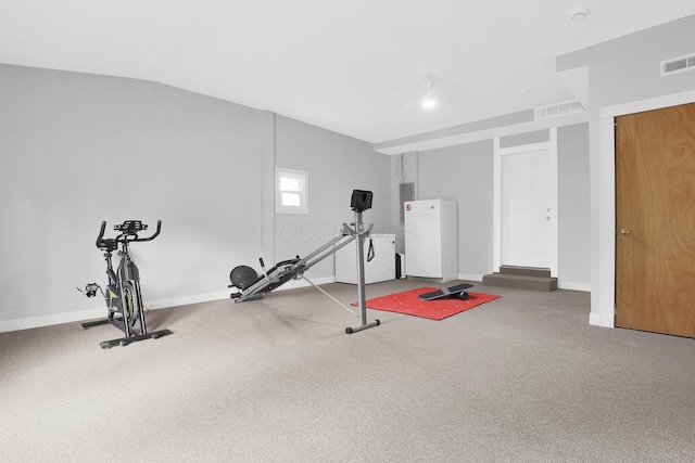 2635 Main St, Powell, OH 43065 - exercise area with baseboards