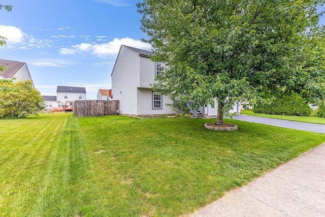 5733 Canal Bridge Dr, Canal Winchester, OH 43110 - view of property exterior featuring asphalt driveway and a garage