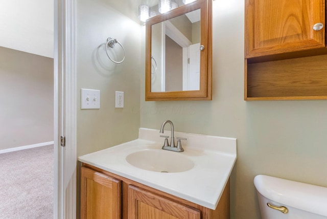 5733 Canal Bridge Dr, Canal Winchester, OH 43110 - bathroom with vanity and toilet