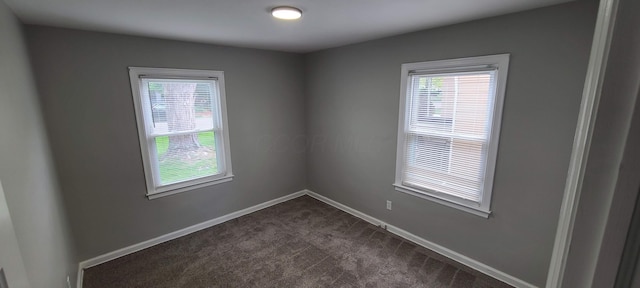1710 Hess Blvd, Columbus, OH 43212 - empty room with healthy amount of natural light and dark colored carpet