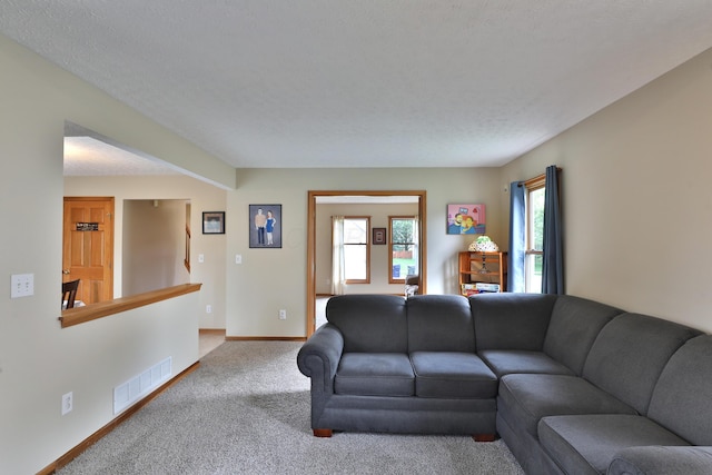 2885 Wynneleaf St, Hilliard, OH 43026 - living area with carpet flooring and baseboards