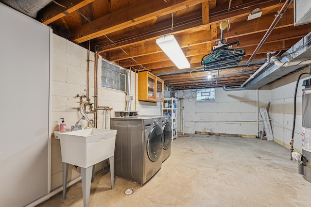 1838 Merriweather Dr, Columbus, OH 43221 - basement with washer and clothes dryer
