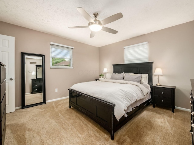 5247 Heathmoor St, Columbus, OH 43235 - bedroom featuring light carpet and a ceiling fan