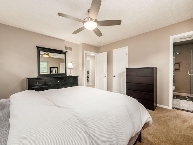 5247 Heathmoor St, Columbus, OH 43235 - bedroom with carpet flooring, ensuite bathroom, and ceiling fan
