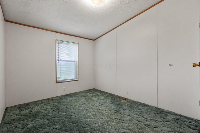 11791 Coontz Rd, Orient, OH 43146 - carpeted spare room featuring ornamental molding and a textured ceiling