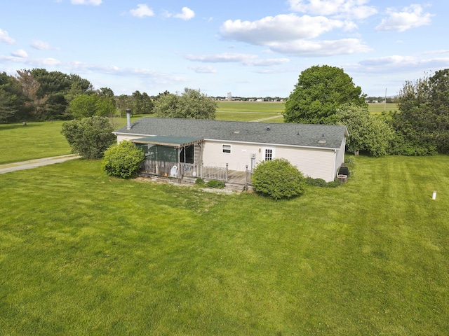 11791 Coontz Rd, Orient, OH 43146 - back of house featuring a yard and a wooden deck