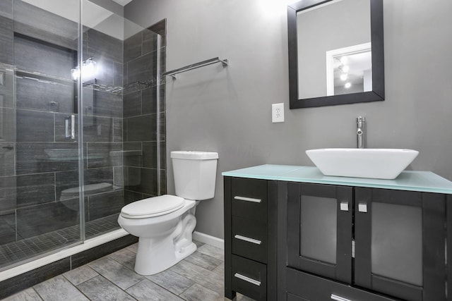 336 S 3rd St Unit 3, Columbus, OH 43215 - full bathroom featuring vanity and a shower stall