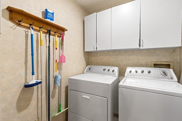 8000 Leaview Dr, Columbus, OH 43235 - washroom featuring cabinet space and washing machine and dryer
