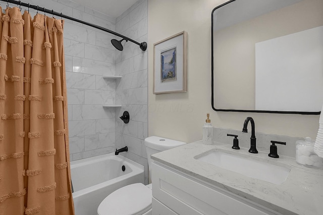 2850 E Moreland Dr, Columbus, OH 43209 - bathroom featuring shower / bath combo and vanity