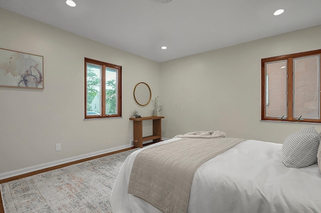 2850 E Moreland Dr, Columbus, OH 43209 - bedroom with wood finished floors and recessed lighting