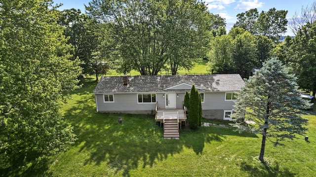 8149 Outville Rd SW, Pataskala, OH 43062 - back of house featuring a yard