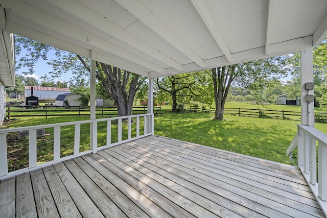 8149 Outville Rd SW, Pataskala, OH 43062 - view of wooden deck