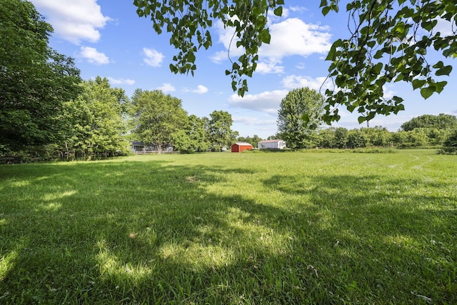 8149 Outville Rd SW, Pataskala, OH 43062 - view of green lawn with a storage shed