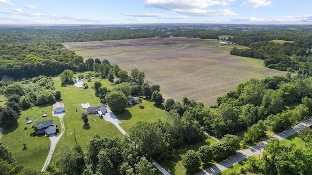 8149 Outville Rd SW, Pataskala, OH 43062 - aerial view of property and surrounding area with rural landscape and a heavily wooded area