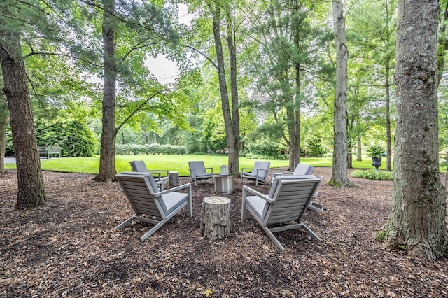 4791 Yantis Dr, New Albany, OH 43054 - view of green lawn with view of scattered trees