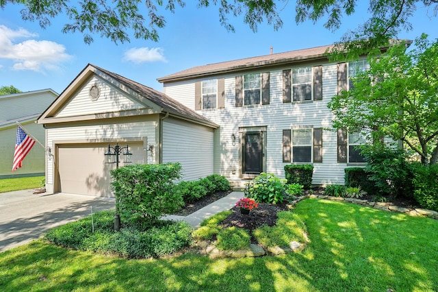 3383 Parkbrook Dr, Grove City, OH 43123 - colonial house with a garage, a front yard, and driveway