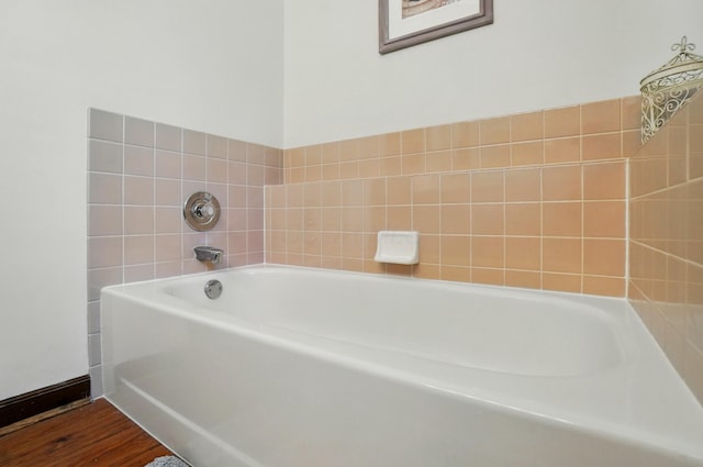 3383 Parkbrook Dr, Grove City, OH 43123 - full bath with a bath and wood finished floors