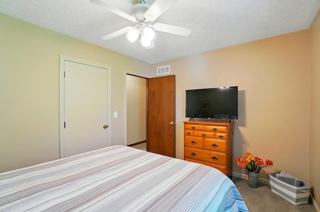 3383 Parkbrook Dr, Grove City, OH 43123 - bedroom featuring carpet and a ceiling fan