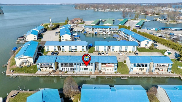 129 Chase Ave Unit 102L, Russells Point, OH 43348 - bird's eye view of a large body of water