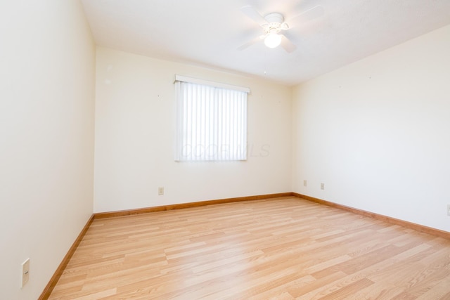 129 Chase Ave Unit 102L, Russells Point, OH 43348 - unfurnished room with light wood-type flooring and a ceiling fan