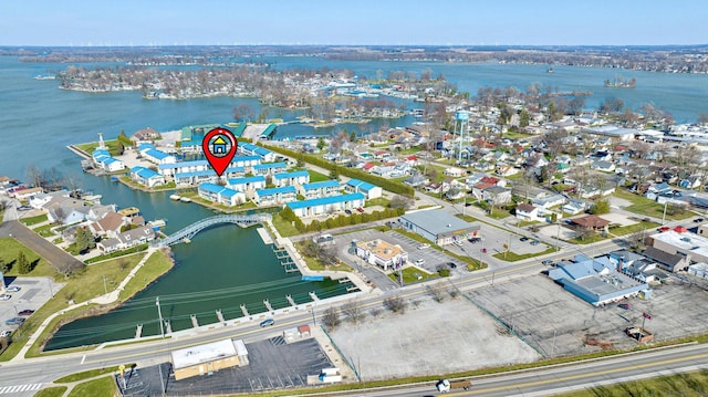 129 Chase Ave Unit 102L, Russells Point, OH 43348 - aerial overview of property's location with a large body of water