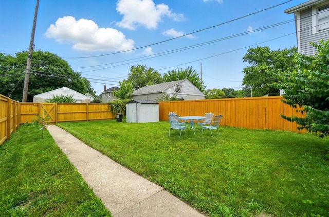 484 Sheldon Ave, Columbus, OH 43207 - fenced backyard with a storage unit