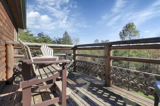35640 Vickers Rd, Logan, OH 43138 - view of wooden deck