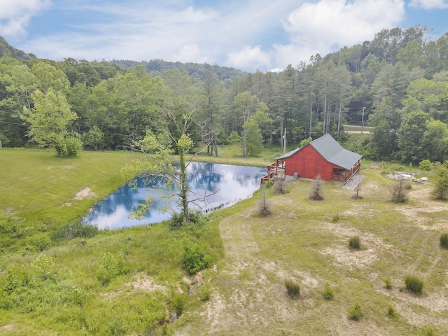 35640 Vickers Rd, Logan, OH 43138 - view from above of property with a large body of water and a forest