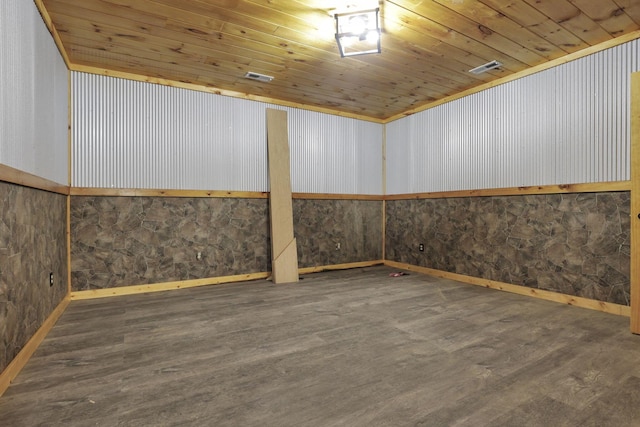 35640 Vickers Rd, Logan, OH 43138 - basement featuring wood finished floors and wood ceiling