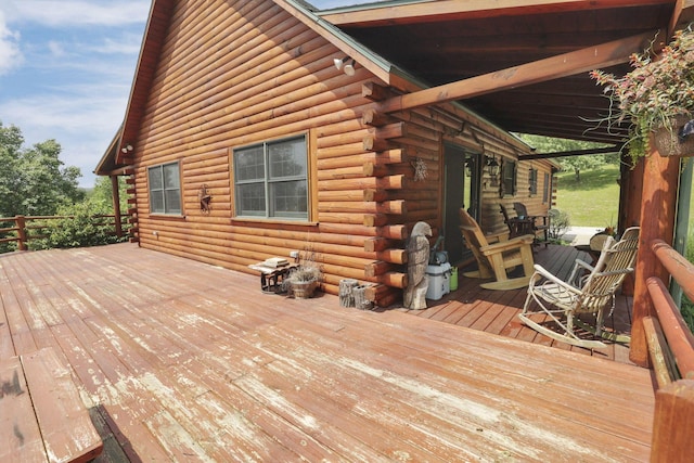 35640 Vickers Rd, Logan, OH 43138 - view of deck