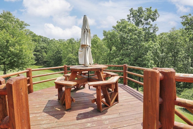 35640 Vickers Rd, Logan, OH 43138 - view of deck