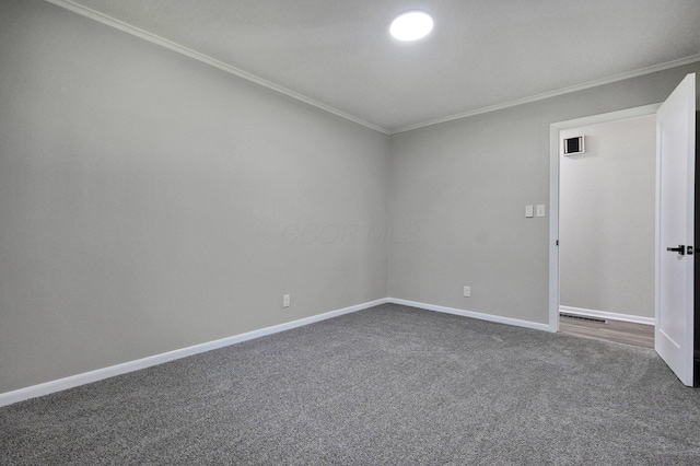 1370 Wiltshire Rd, Columbus, OH 43223 - empty room featuring ornamental molding and dark colored carpet