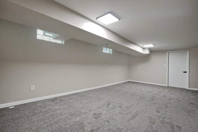 1370 Wiltshire Rd, Columbus, OH 43223 - below grade area with carpet flooring and healthy amount of natural light