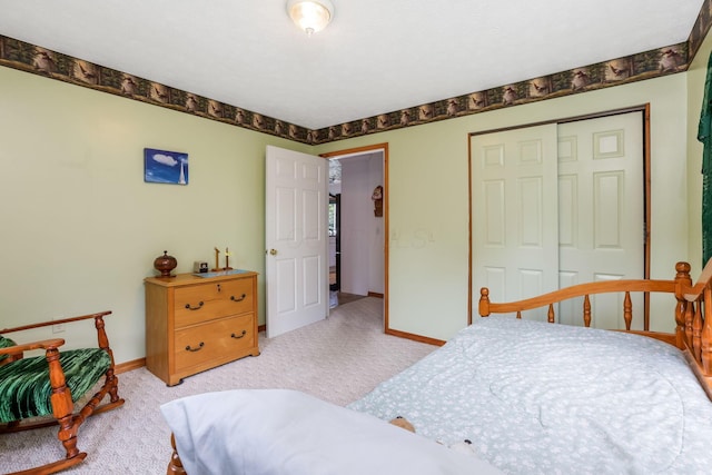 51801 State Route 671, Londonderry, OH 45647 - bedroom with light colored carpet and a closet