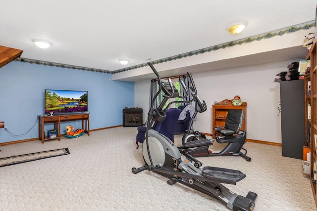 51801 State Route 671, Londonderry, OH 45647 - exercise room featuring carpet floors